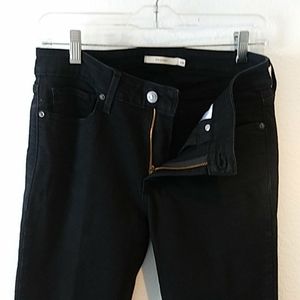 Levi's 711 black skinny jeans